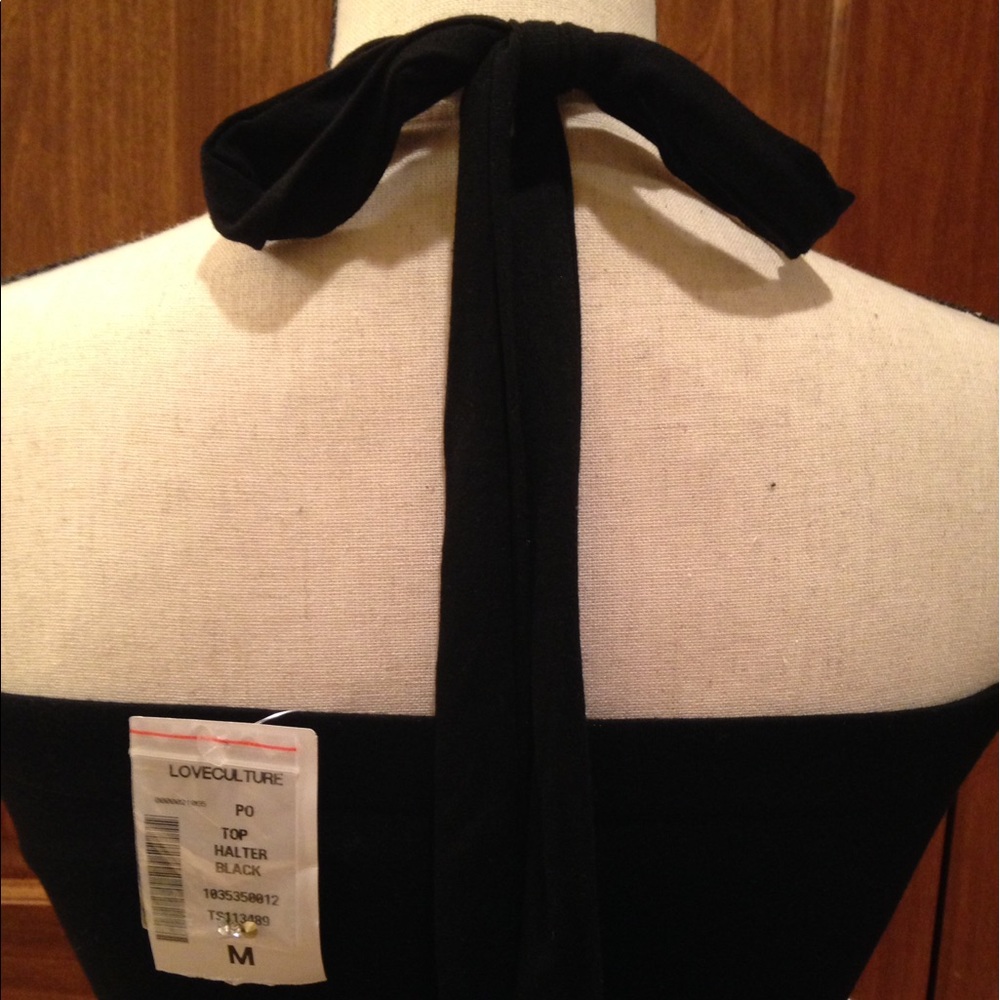 NWT Jewel Detail Love Culture Halter Top - Picture 5 of 7
